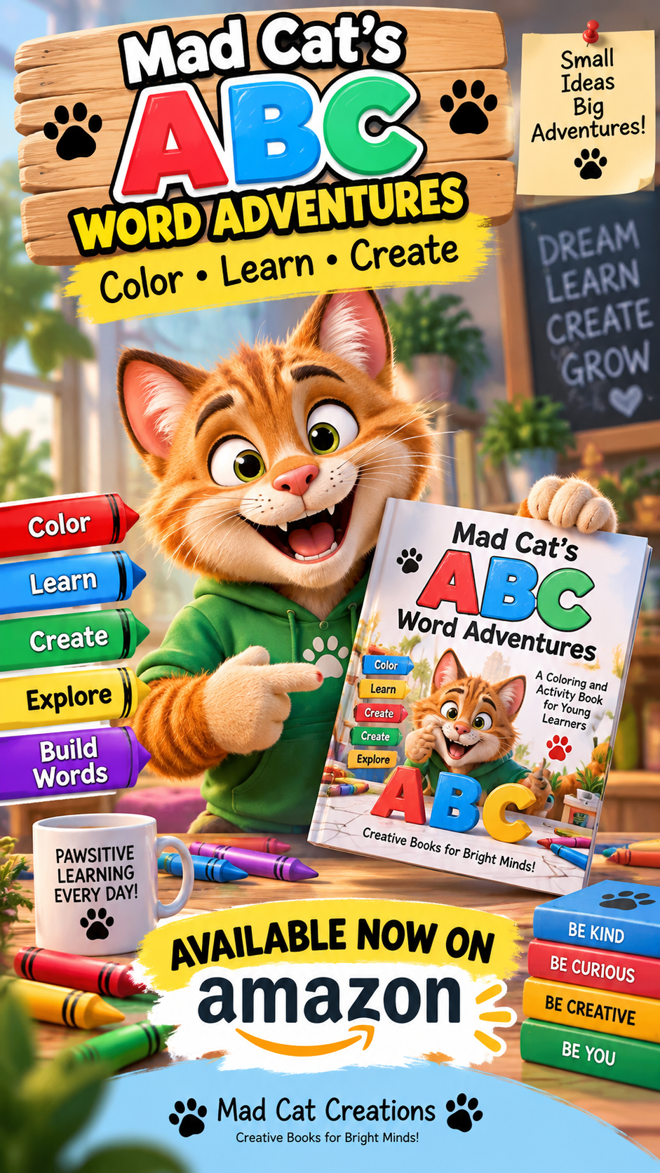 Mad Cat's ABC Word Adventures book cover